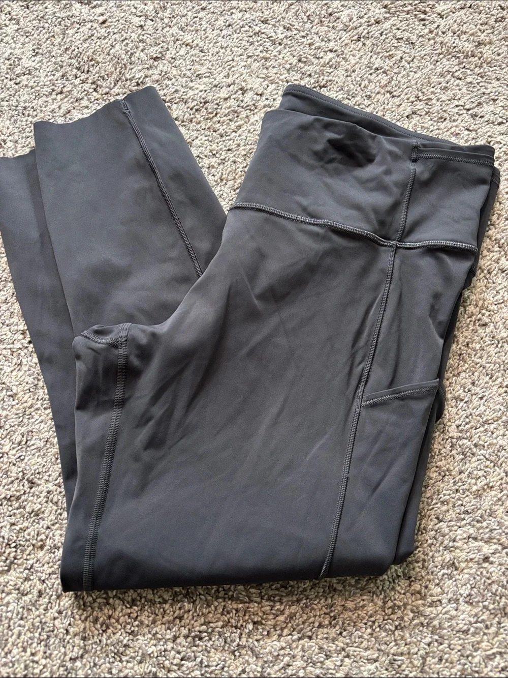 Lululemon Fast and Free High-Rise Crop II 23" *Non-Reflective size 12